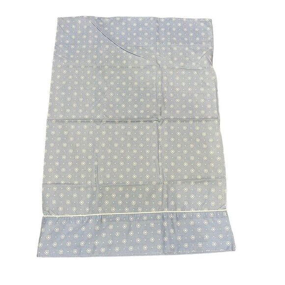 Vintage Dan River Danville Blue Floral Pillowcase Standard Sizing Boho Shabby - Picture 4 of 4